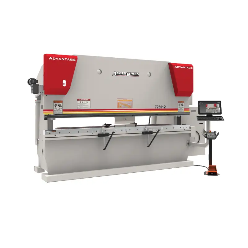 Accurpress Advantage CNC press brake at Chapco, Inc.: precision bending up to 175 tons for heavy gauge sheet metal