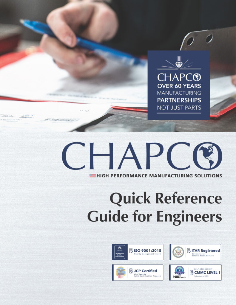 Capco's Sheet Metal Capabilities and Quick Reference Guide