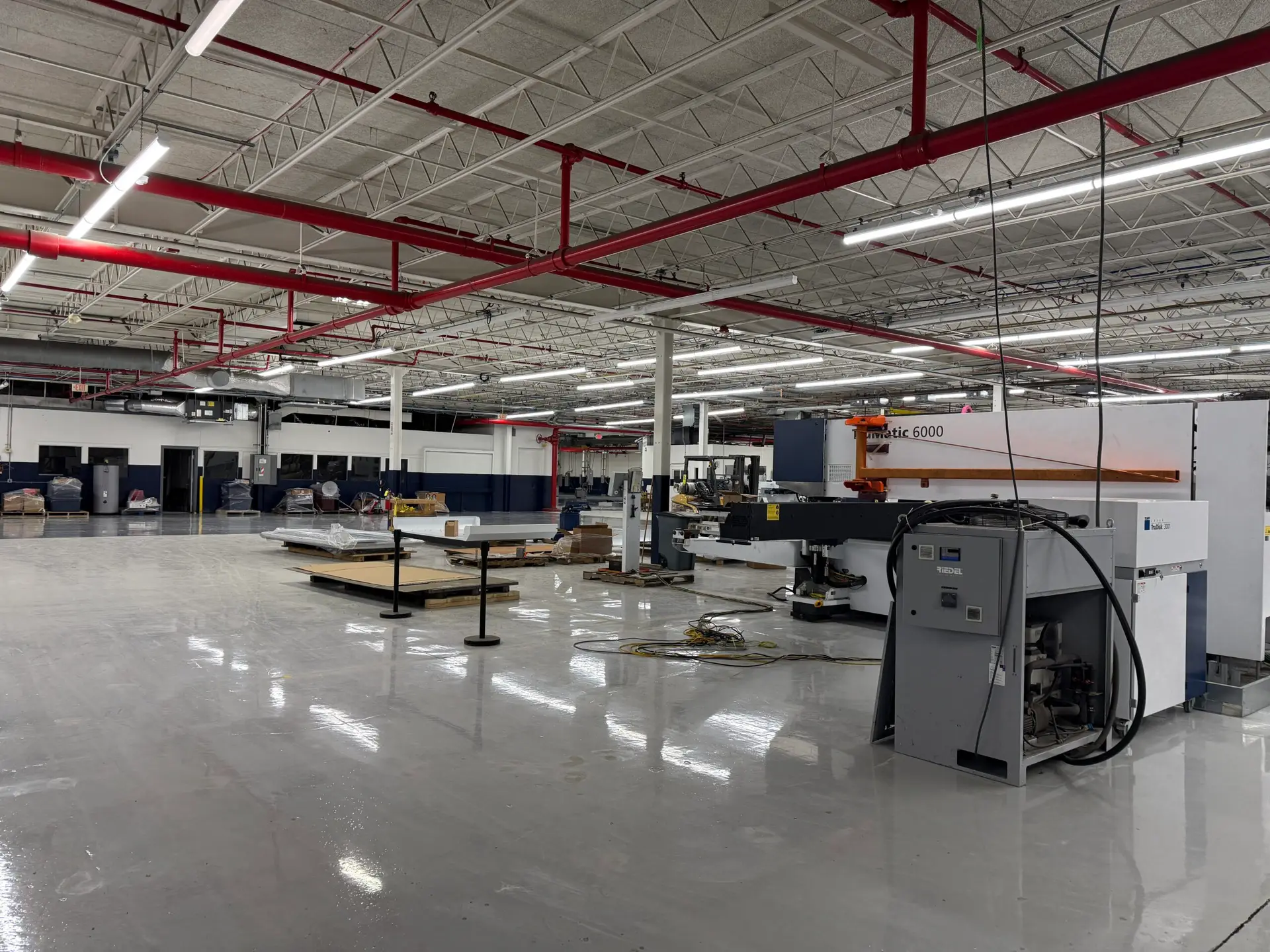 TRUMPF TruMatic 6000 fiber laser punch combination system at Chapco, Inc.'s Deep River, CT fabrication facility